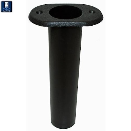 T-H Marine Supplies Rod Holder Flat Top Black, No RH-2-DP RH-2-DP